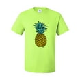thumbnail image 2 of Wild Bobby, Trendy Tropical Pineapple, Fashion, Men Graphic Tee, Safety Green, Small, 2 of 4