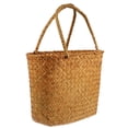 thumbnail image 1 of Cesta de picnic tejida Cesta tejida de mano Cesta de frutas y verduras Cesta tejida a mano, 1 of 6