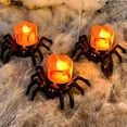 thumbnail image 3 of 6 Pack Halloween Flameless Candles Battery Operated LED Spider Tealight Candles for Halloween Home Decorations, Light Up Halloween Decorations Indoor for Table Party Office Fireplace Halloween Gifts, 3 of 7