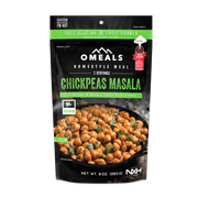 Omeals Chickpea Masala 9oz. Pouch Self Heating Camping Meal
