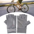 thumbnail image 3 of Thin Gloves Lightweight Durable Protective Sun Protection Gloves Men Half s Men for Climbing Riding Outdoor Sports All Half Gray, 3 of 10