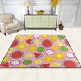 thumbnail image 3 of SKYSONIC Lightweight Soft Area Rugs Fresh Fruits Floor Mat for Kids Playing Room Hardwood Floor Living Room 63x48 inch Nursery Rugs, 3 of 6