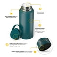 thumbnail image 4 of RTIC 32 oz Ceramic Lined Insulated Outback Bottle, Leak Resistant, Deep Harbor, 4 of 7