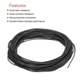 thumbnail image 4 of Silicone Wire 24AWG 24 Gauge Flexible Tinned Copper Standard High-Temperature Hookup Wire Black 30m/98.4ft, 4 of 6