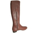 thumbnail image 4 of Delman Womens D-Molly Leather Riding Boot Shoe, Mahogany Calf, US 10, 4 of 5