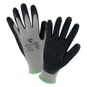 West Chester 713SLC Nylon Liner with Black Latex Palm Coating, Large - 12 Pairs