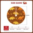 thumbnail image 4 of Kll Dinosaurs And Leaves Christmas Tree Skirt 48",Party Decorations Farmhouse For Christmas Decorations Holiday Party, 4 of 8