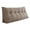 Khaki, variant on Headboard Pillow , Triangle Pillows for Headboard, Head Board Backrest Wedge Pillow for Reading Sitting Working, Daybed Pillows with Removable Cover for Bed Dorm Sofa