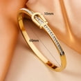 thumbnail image 2 of Gold Plating Exquisite Stainless Steel Bracelet Fashion Bracelet & Bangles For Women Lady Jewelry Charm Valentine's Gift, 2 of 2