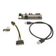thumbnail image 1 of GPU Mining Powered Riser Adaptateur Carte,PCIE Riser Powered Adaptateur PCIE Riser Extension Graphique PCIE Riser Powered Adaptateur Carte Finement Accordé Performance, 1 of 14