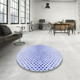 thumbnail image 4 of Ahgly Company Machine Washable Indoor Rectangle Transitional Lavender Blue Area Rugs, 8' x 10', 4 of 7