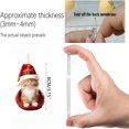 thumbnail image 3 of Santa-Hat Cute Cats Series Acrylic Ornaments Festive Felines Hanging Decoration For Christmas Trees, 3 of 6