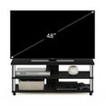 thumbnail image 6 of Furinno Sully 3-Tier TV Stand for TV up to 48, Americano, Stainless Steel Tubes, 6 of 6