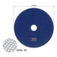 thumbnail image 2 of Uxcell 5-Inch 30 Grits Diamond Polishing Pad Wet/Dry for Stone Concrete Marble, 2 of 5