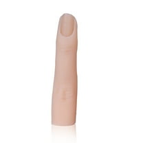 Happydeer Silicone Practice Fingers Nails Realistic Easy to Clean Nail Art Training Hand Bendable Fake Finger Model