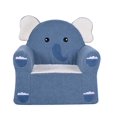 thumbnail image 1 of Little Loungers Kids Plush Chair - Elephant, 1 of 1