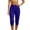 Blue, variant on Capri Pants Women Yoga Lounge Casual Work Golf Sweatpants High Waisted Straight Leg Stretch Lightweight Capris