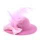 thumbnail image 3 of Sombreros de muñeca de bombín vintage Sombreros de disfraces para Rosado Sunnimix Sombrero de bombín de muñeca, 3 of 8