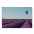 thumbnail image 1 of Landscape Cutting Board, Lavender Flower Field with Balloon Photo, Decorative Tempered Glass Cutting and Serving Board, in 3 Sizes, by Ambesonne, 1 of 2