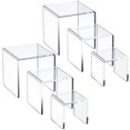 thumbnail image 1 of Display Risers HIIMIEI, acrílico transparente, 3 niveles, 2 juegos, 1 of 7