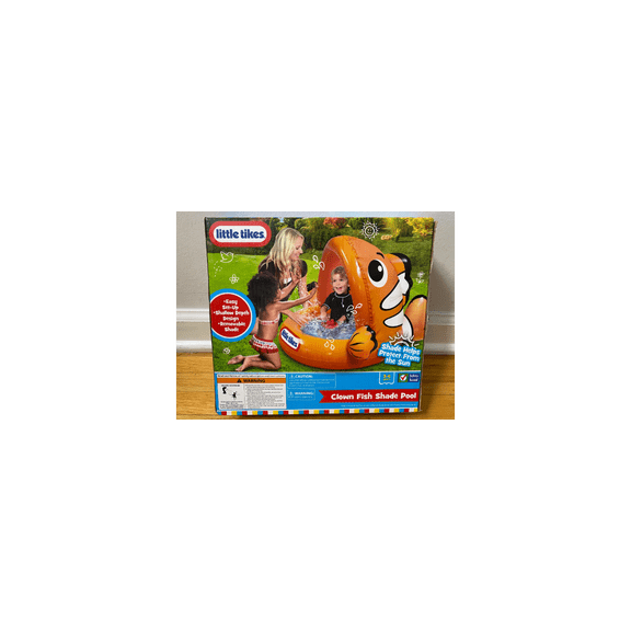 Little Tikes Clown Fish Shade Pool Kids Summer Play