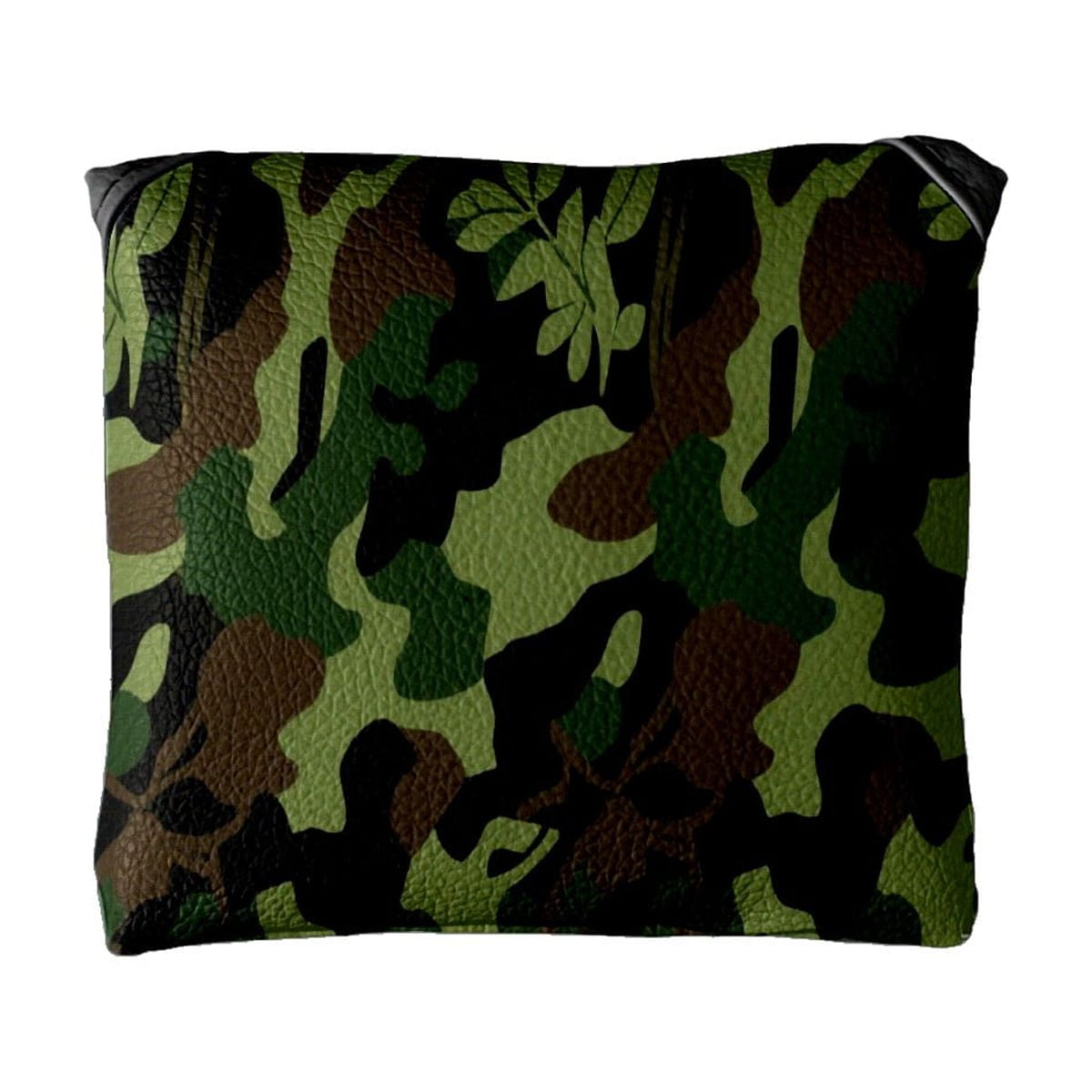 Golf Mallet Putter Cover Premium Leather Golf Putter Head Cover with Magnetic Closure, Golf Cover for Men and Women Camouflage