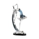 thumbnail image 2 of Estatua de bailarina de resina, elegante figura de bailarina para mueble de TV, mesa de comedor Azul, 2 of 9