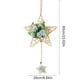 thumbnail image 3 of Colgante de flores artificiales para decoración de interiores, flores falsas para colgar en la pared, flores artificiales de simulación para jardín, adorno de flores artificiales de madera., 3 of 5