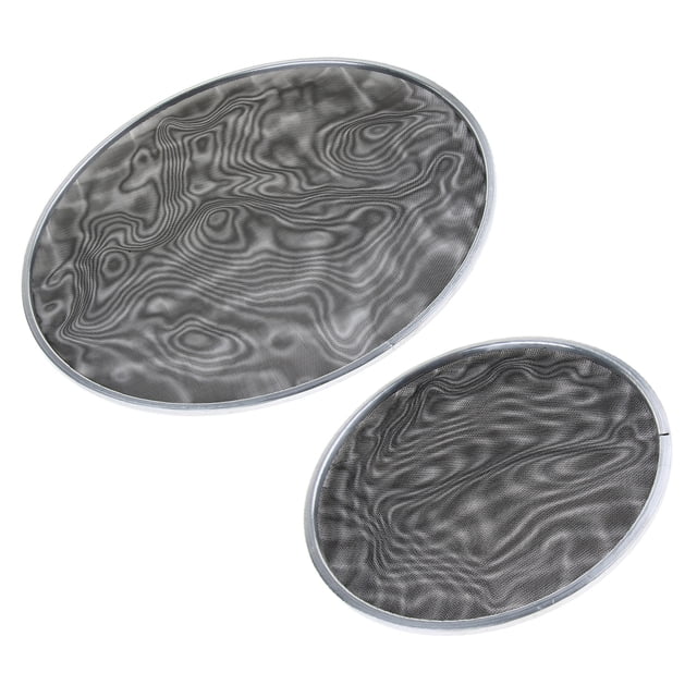 Parches de Tambor de Malla Yuyangstore 2 Capas 8/14 Pulgadas Piezas del Bombo Silenciosos