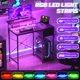 thumbnail image 3 of Escritorio Gamer X-cosrack de 85 cm con luces LED y tomacorrientes, 3 of 9