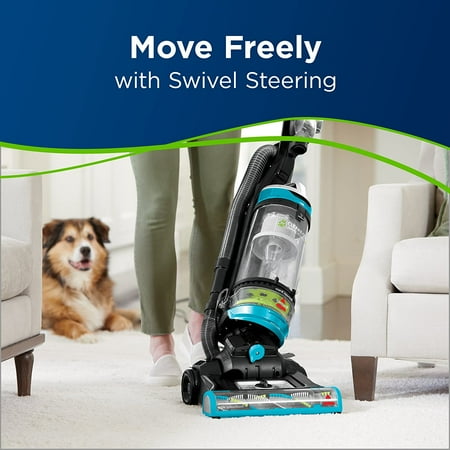pet bissell rewind upright bagless swivel cleanview teal cleaner vacuum walmart brand
