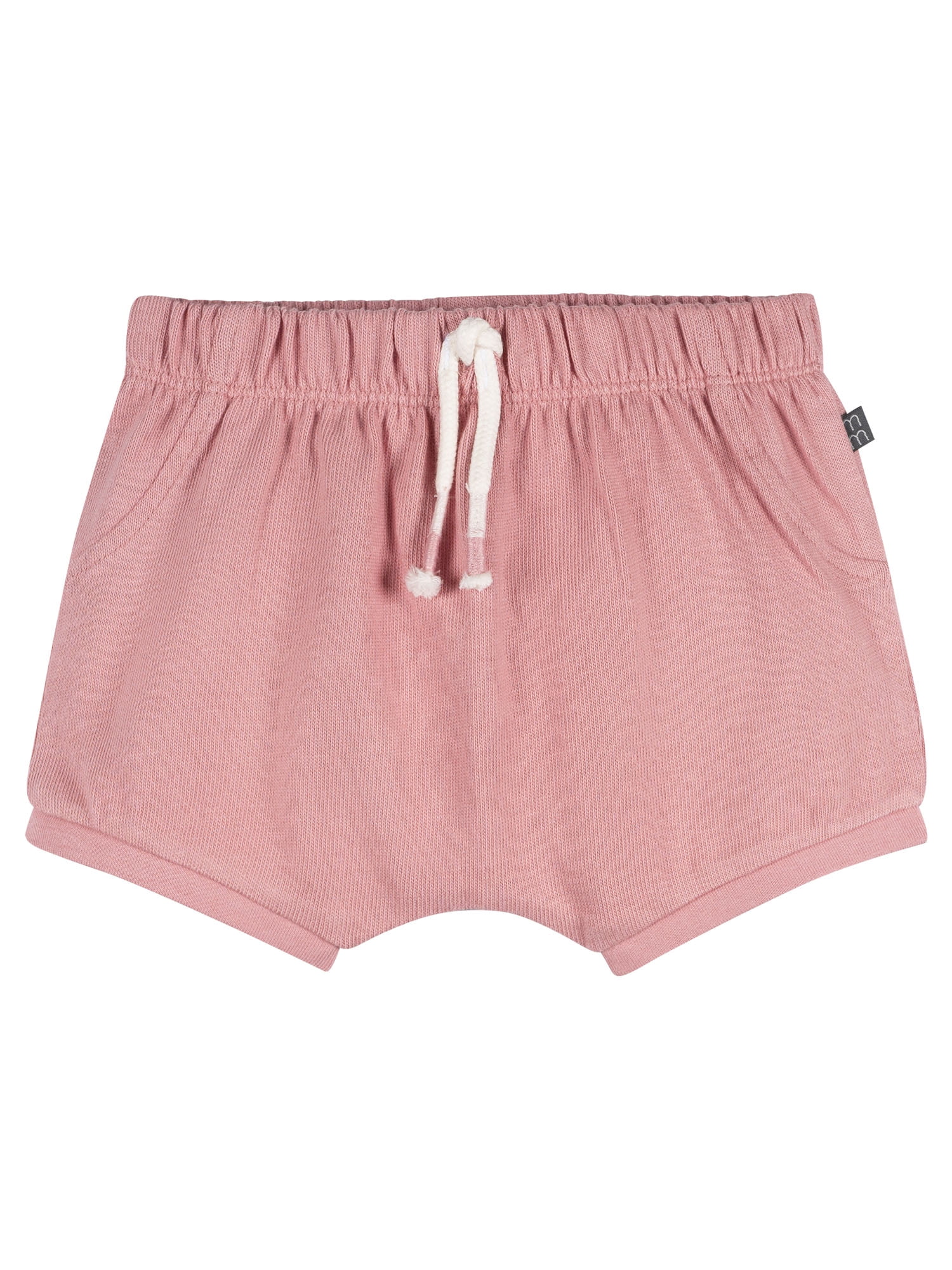 Modern Moments by Gerber Baby Girl Harem Bubble Organic Shorts with Drawstring, Sizes 0/3 Months - 24 Months