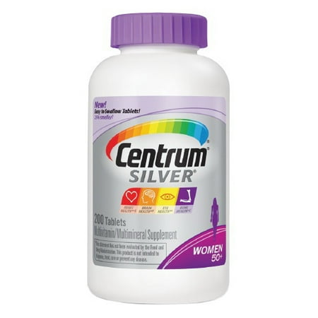 Centrum Argent Femmes multivitamines, comprimés - 200 Ea, 3 Pack