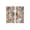 27.5X47'', variant on 2 Panels Coffee Curtain, Retro Brown Coffee Theme, Home Decor Bedroom Living Room Kitchen, Cafe Window Treatment Set - 27.5X47''