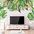thumbnail image 5 of Leaf Wall Decals Green Plants Wall Stickers for Bedroom, Tropical Monstera Leaves Wall Art Dedor Stickers Natural Palm Leaf Wall Posters Decorations for Living Room Office, 5 of 11