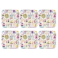 thumbnail image 2 of Balery 6 Pcs Spring Hand Drawn Flowers Birdsleather Coasters Set, Drink Table Cup Coasters For Living Room Kitchen Coffee Decor, 2 of 9