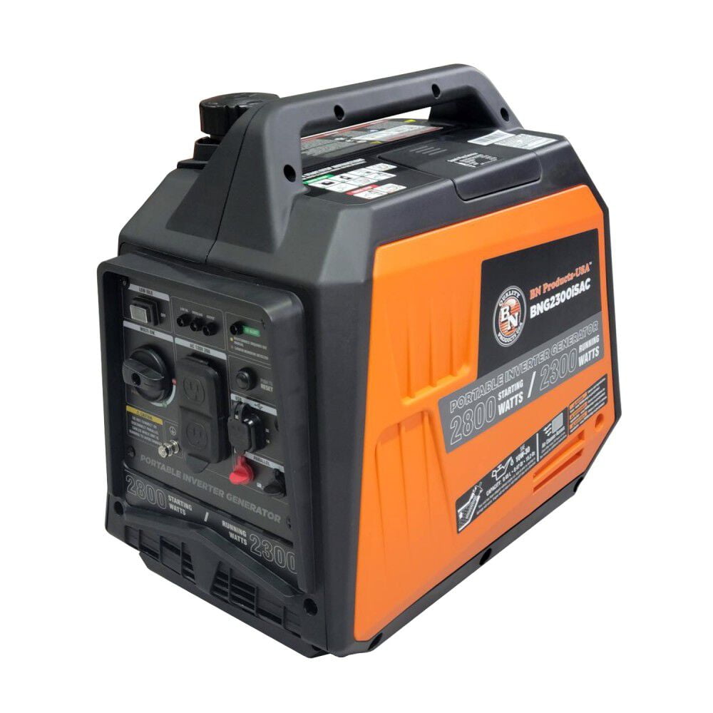 Bn Products 2800 Watt Gas Powered 50 State Portable Inverter Generator With Co Detect