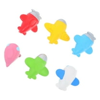 TABLZONE Set of 6 Resin Small Airplane Figurines, Decorative Ornaments for Car Dashboard, Office Desk, and Home Display