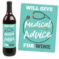 thumbnail image 3 of Big Dot of Happiness Medical School Grad - Doctor Graduation Party Decorations for Women and Men - Wine Bottle Label Stickers - Set of 4, 3 of 8