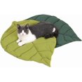 thumbnail image 1 of Cat Mattress Leaf Shape Cat Nest Cat and Dog Double-Sided Available Floor Mat Cover Pad Warm and Comfortable Cat Bed Indoor Warm Accessories (Leaves), 1 of 4