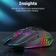 thumbnail image 5 of X801 8 Teclas Inalámbrico 1600DPI Ajustable Honeycomb Gaming Mouse (Negro) Tmvgtek Componentes de Computadoras, 5 of 9