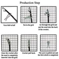 thumbnail image 4 of 3D Latch Hook Kit for Beginners - DIY Crochet Rug Making Set with Pre-Printed Canvas (20"x14"), Includes Yarn & Needle - Creative Craft Gift for Adults & Kids, 4 of 7
