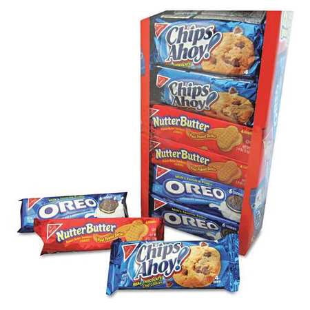 Nabisco Chips Ahoy! Nutter Butter, & Oreo Variety Cookie Pack, 23.4 Oz., 12