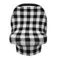 thumbnail image 3 of Car Seat Covers for Babies, Nursing Covers Breastfeeding Scarf, Infant Carseat Canopy, Stretchy Soft Breathable Multi-Use Cover Ups for Stroller High Chair Shopping Cart, 3 of 3