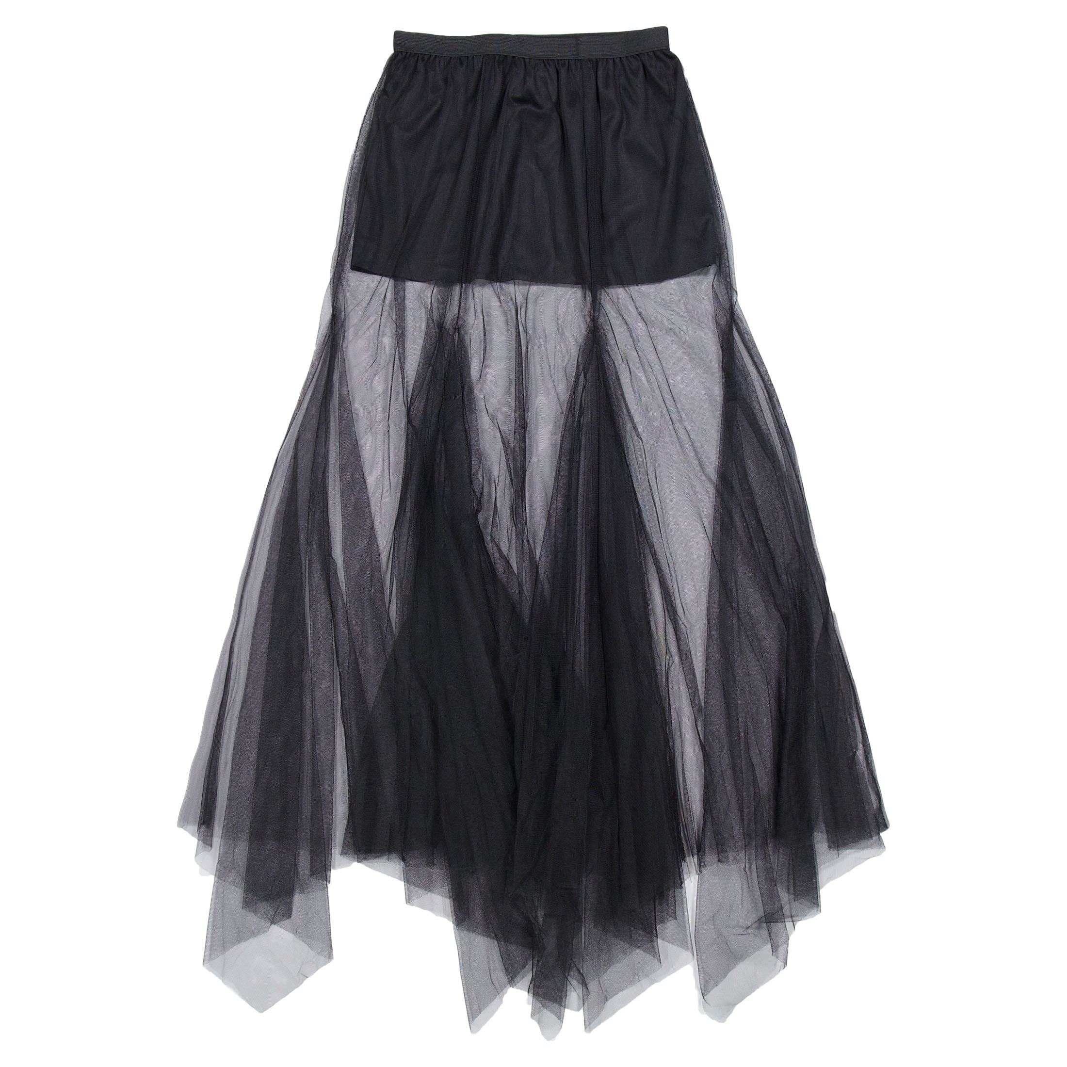 Sheer Skirt Costume Accessory for Adults, Black, S/M, Halloween by Way To Celebrate