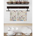 thumbnail image 3 of Easter Grey Bunny Kitchen Dish Towels for Drying Dishes Set of 3, Spring Colorful Eggs Flower Wooden Grain Waffle Weave Microfiber Hand Tea Bathroom Towels Quick Dry & Absorbent Towel 15.7x23.6, 3 of 7