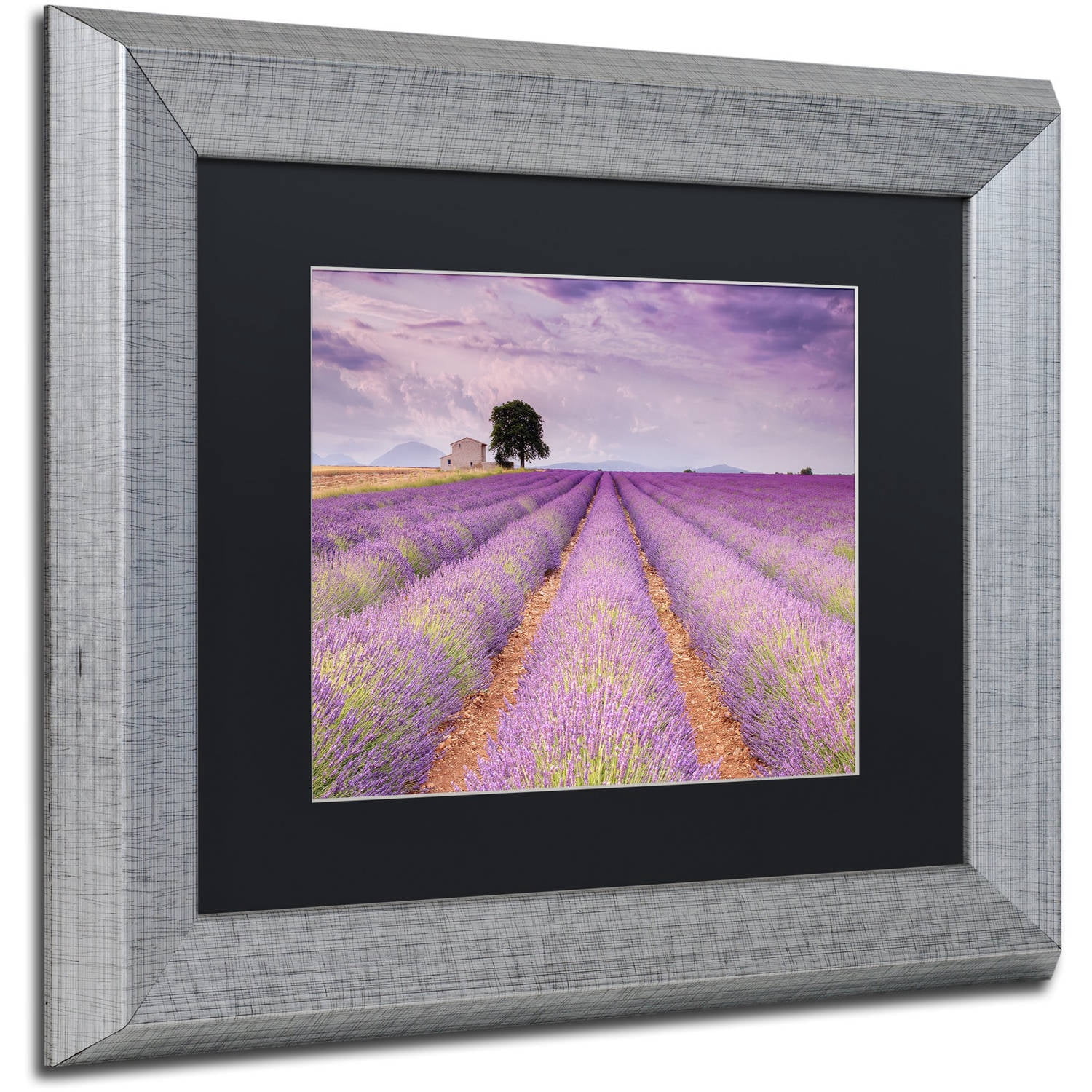 Trademark Fine Art 'Stone House' Canvas Art by Michael Blanchette Photography, Black Matte, Silver Frame