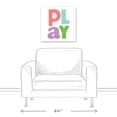 thumbnail image 3 of Creative Products Play Letters 20x20 Canvas Wall Art, 3 of 5