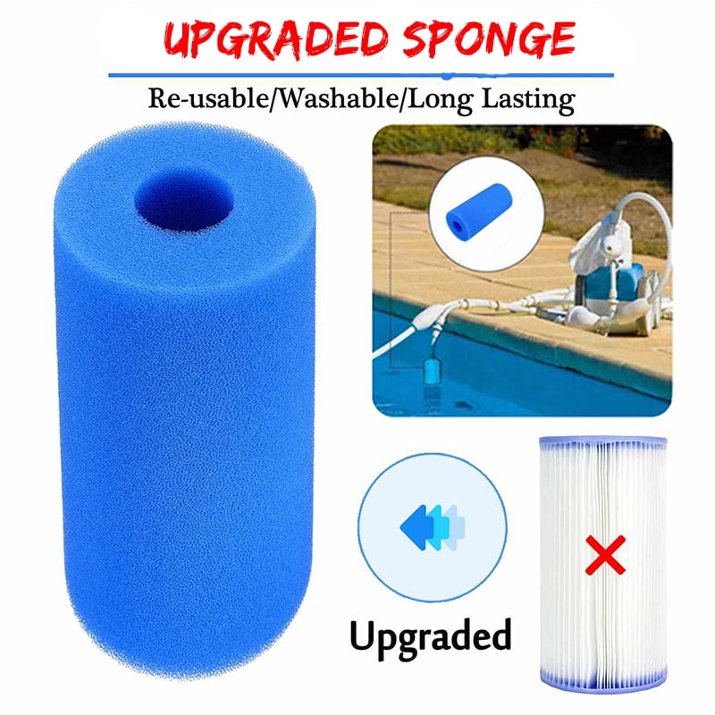 Washable Reusable Swimming Pool Pool Filter Foam Sponge Cartridge Water