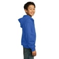 thumbnail image 3 of Port & Company ® - Youth Core Fleece Full-Zip Hooded Sweatshirt. PC90YZH, 3 of 6